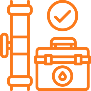 Plumbing service approved icon